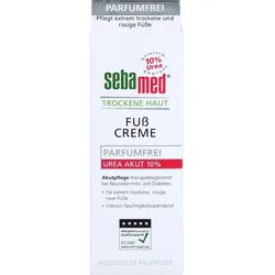 SEBAMED Trockene Haut parfümfrei Fußcreme Urea10% 100 ml