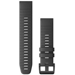 QUICKFIT-ARMBÄNDER 22 MM Silikon Schiefer mit Teilen in Schwarz