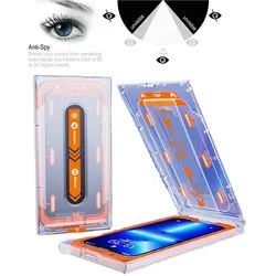 2x Blickschutz 9H Panzerglas für iPhone 16 Pro Max Privacy Anti-Spy MagicBox Displayschutz Schutzglas Schutzfolie echtes Tempered Panzerglas Screen Protector