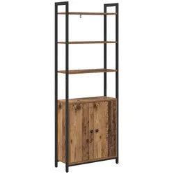 vidaXL Bücherregal Bücherregal Altholz 60 x 24 x 161 cm Holzwerkstoff, 1-tlg.