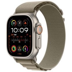 AppleWatch Ultra 2 Titanium Cellular 49mm MREY3FD/A Alpine Loop oliv Medium