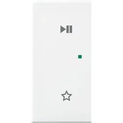 Wippe 2-fach links, mit Symbol "Play/Pause" für Busch-free@home® balance® SI (alpinweiß)