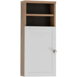 Stylife Unterschrank , Weiß, Eiche Artisan , Holzwerkstoff , 1 Fächer , 30.3x70x25.4 cm , Zusatzausstattung erhältlich, hängend, Typenauswahl , Badezimmer, Badmöbelsets & Badmöbelserien, Badmöbelserien