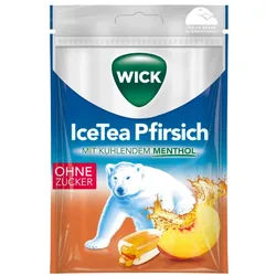 Wick Icetea Pfirsich Bonbons ohne Zucker