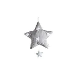 Roba Spieluhr Little Stars ¦ grau ¦ Polyester,Baumwolle ¦ Maße (cm): B: 27 H: 5 T: 27.0