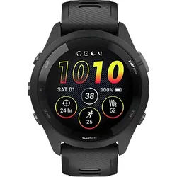 GARMIN Forerunner 265 Smartwatch Faserverstärktes Polymer Silikon, 22 mm, Schwarz