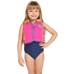 Zoggs - Schwimmweste für Kinder - Farbe: Pink - Alter: 4-5