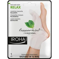 IROHA nature Relax Peppermint Fußmaske 1 Paar