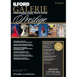 Ilford Druckerpapier GALERIE Prestige Smooth Cotton Rag A2 25 Blatt