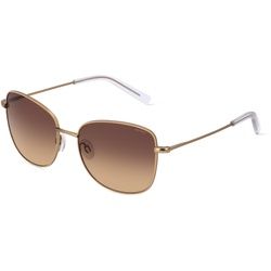 Esprit 40068 Damen-Sonnenbrille Vollrand Butterfly Metall-Gestell, Bronze