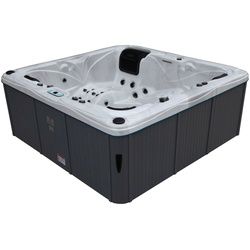 American Spa Whirlpool »Mississippi« American Spa anthrazit B/H/L: 230 cm x 90 cm x 230 cm