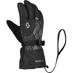Scott Ultimate Premium Gore-Tex Kinder Snowmobil Handschuhe, schwarz-grau, Größe XL