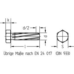 DRESSELHAUS Gewinde-Schneidschraube 6110/001/01 6x12