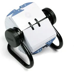 Rolodex Visitenkarten Rolodex Business Card Tray Visitenkartenablage schwarz groß