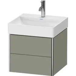 Duravit XSquare Waschtischunterbau wandhängend Stein Grau Seidenmatt 484x460x397 mm - XS416009292 XS416009292