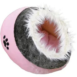 TRIXIE Kuschelhöhle Minou 35x26x41cm rosa/grau
