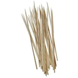 Papstar Pure Schaschlikspieße Bambus, Verpackt im Folienbeutel, 1 Packung = 250 Stück, 25 cm