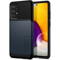 Spigen Slim Armor Case für A725F, A726B Samsung Galaxy A72, A72 5G (Galaxy A72), Smartphone Hülle, Schwarz