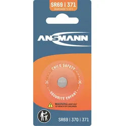 ANSMANN AG Ansmann Knopfzelle 370 1.55 V 1 St. 24 mAh Silberoxid Silberoxid Knopf Knopfzelle