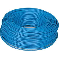 Isolierte Starkstromleitung H07V-U massiv, 1 x 1,5 mm2 schwarz - Rolle 100 m ** 1m/0,33 EUR