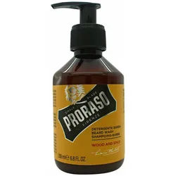 PRORASO Haarshampoo Bartshampoo Wood and Spice (200ml)