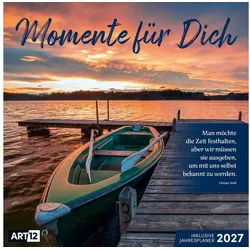 Ackermann Wandkalender Momente für Dich Kalender 2027 - 30x30 - Art12