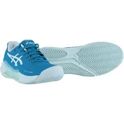 Asics Tennisschuhe Gel Challenger 14 Clay/Sandplatz (Dämpfung) 2024 blaugrün Damen