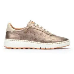Pikolinos für Damen. W0C-6621CLC1 Arenas rosa Lederschuhe mit Gummibändern (36), Silber, Wohnung, Schnürsenkel, Lässig