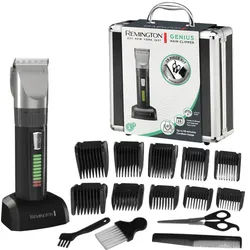Remington Haarschneider Genius, HC5810 -, elektr. Haarschneider für Herren, Netz-/Akkubetrieb, Profi-Alukoffer grau|schwarz
