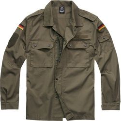 Brandit BW Feldbluse Jacke, grün, Größe 5XL für Männer