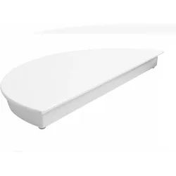 Schneider - Tortenplatten, Melamin, weiß, 1/2, Ø 160 mm, Höhe: 30 mm