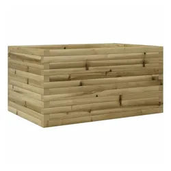 vidaXL Pflanzkübel 90 x 60 x 455 cm Pflanzkübel Blumenkübel Pflanzcontainer Pflanzgefäße braun