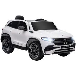 Homcom Kinder Elektrofahrzeuge Elektroauto mit Fernbedienung, Kinderauto mit MP3-Player , Weiß , Metall , 69x52.5x111.5 cm , Freizeit & Co, Gartenspielzeug, Kinder-Elektrofahrzeuge