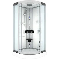 AcquaVapore Dampfdusche Duschtempel Sauna Dusche Duschkabine D46-10T3 90x90 cm ohne 2K Scheiben Versiegelung