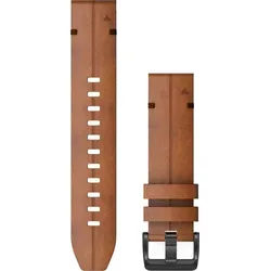 Garmin Leder QuickFit® 22 Uhrenarmbänder Leder Braun" 010-12863-05" - braun