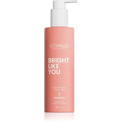 ICONIQUE Professional BRIGHT LIKE YOU Colour & Shine Protection Shampoo erneuerndes Shampoo für gefärbtes Haar 250 ml
