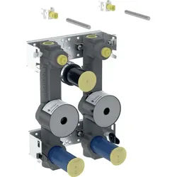 Geberit GIS Set Waschtisch für Standarmatur 2 WZ-Strecken, UP-Absperrv. u. T-St.