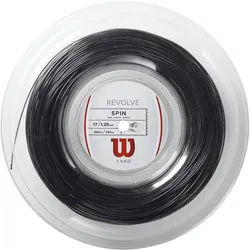 Wilson Tennissaite Revolve (Haltbarkeit+Spin) schwarz 200m Rolle
