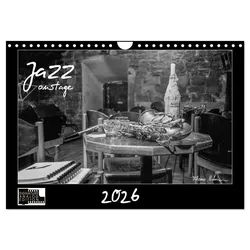 CALVENDO Wandkalender Jazz onstage (Wandkalender 2026 DIN A4 quer), CALVENDO Monatskalender 29.7 cm x 1 cm x 21.0 cm
