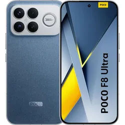 Xiaomi Poco F8 Ultra Smartphone (17,4 cm/6,85 Zoll, 256 GB Speicherplatz, 50 MP Kamera) blau 7,78 cm x 16,33 cm x 0,83 cm