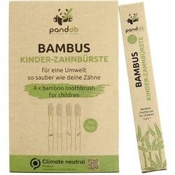 Pandoo Kinder-Zahnbürsten 4er Pack 1 St