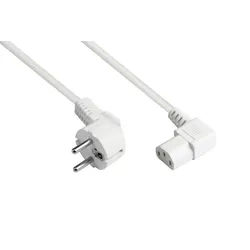 GOOD CONNECTIONS Netzkabel, (180 cm) weiß