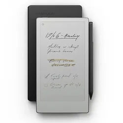 REMARKABLE Paper Pro Move + Marker Plus Book Folio Mosaic Weave - Basalt Digitales Notizbuch, Grau
