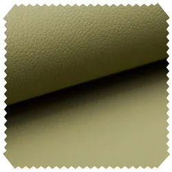 novely® Stoff SOLTAU Weiches PU-Kunstleder Premium-Qualität - Möbelstoff in Echtlede, Robust, UV-Beständig, Pflegeleicht, Meterware, 1lfm grün