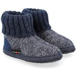 Haflinger Haflinger Kinder Hüttenhausschuh Hausschuh blau 24 EU