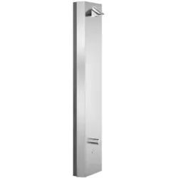 Schell V-Duschpaneel LINUS Inox DP-C-T El. THM, m Duschk. Comf., ES gebürstet