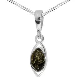 OSTSEE-SCHMUCK Kette mit Anhänger Ostsee-Schmuck Kette mit Anhänger Telia Kette mit Anhänger Telia (2-tlg) silberfarben 42 cm