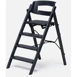 Hochstuhl , Schwarz , Kunststoff, Naturmaterialien , 45.5x81 cm , EN 71, EN 14988 , höhenverstellbar, zusammenklappbar , Babymöbel & Kindermöbel, Babyzimmer, Hochstühle
