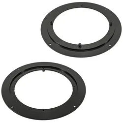 tomzz Audio Lautsprecher Reduzierringe Reduzierplatte von 200mm auf 165mm DIN Laut Auto-Lautsprecher schwarz