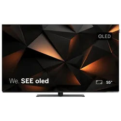 Loewe We. SEE 48 OLED-Fernseher (121 cm/55 Zoll, 3840 x 2160, Entwickelt in Deutschland, 30 Monate Garantie durch Registrierung) schwarz 123 cm x 74 cm x 7 cm